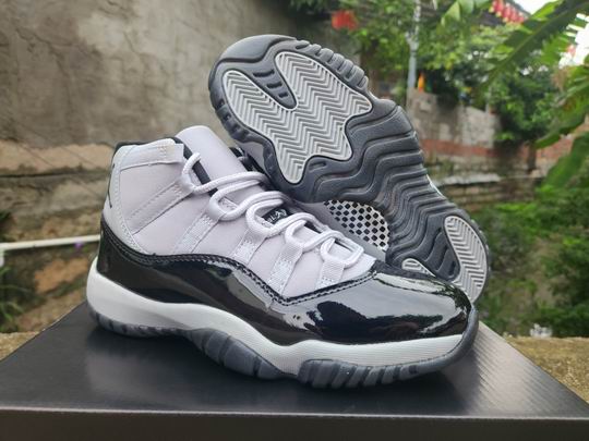 Air Jordan 11 Black Grey Men's Basketball Shoes-84 - Click Image to Close